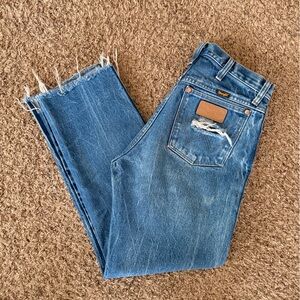 Wrangler Women's Blue Straight Jeans